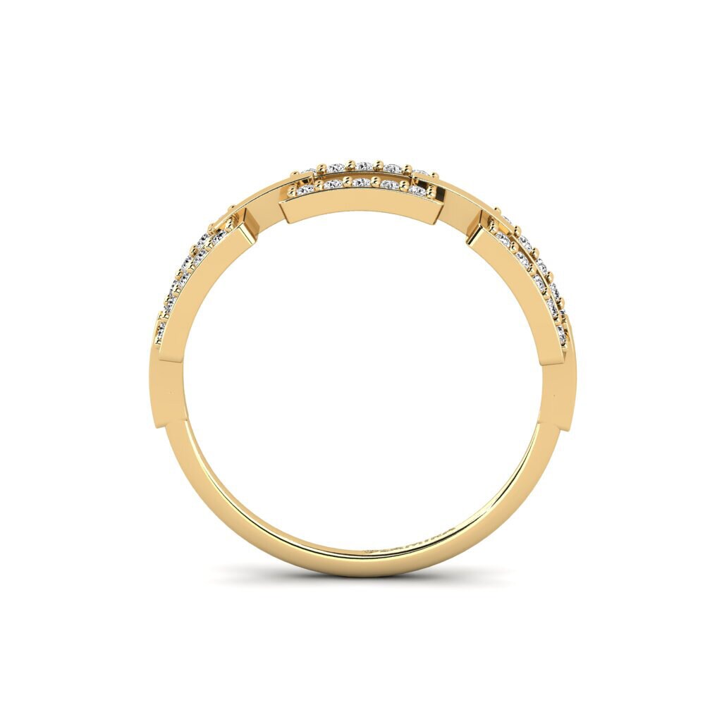 Moissanite Anel Semvi