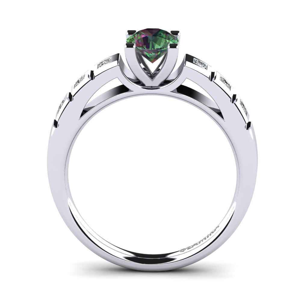 Mystic Topaz Engagement Ring Sensonia
