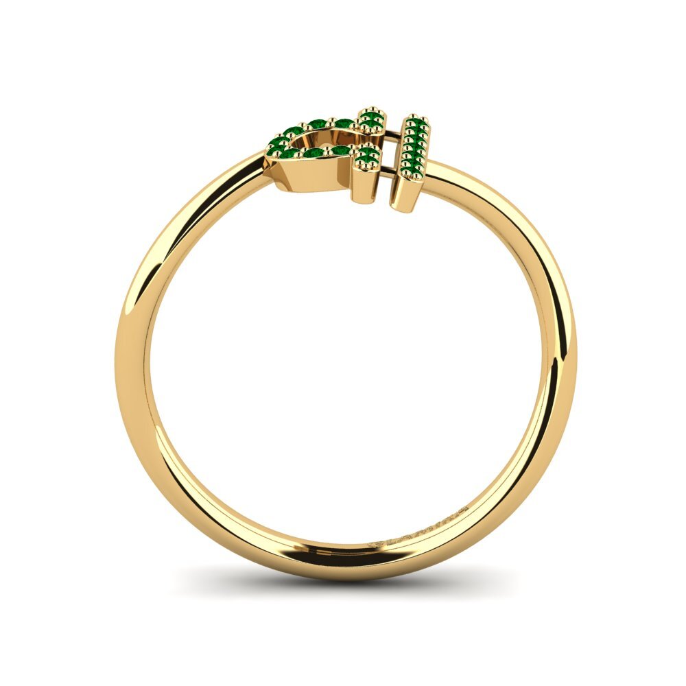 Circonita Verde Anillo Seona - Libra