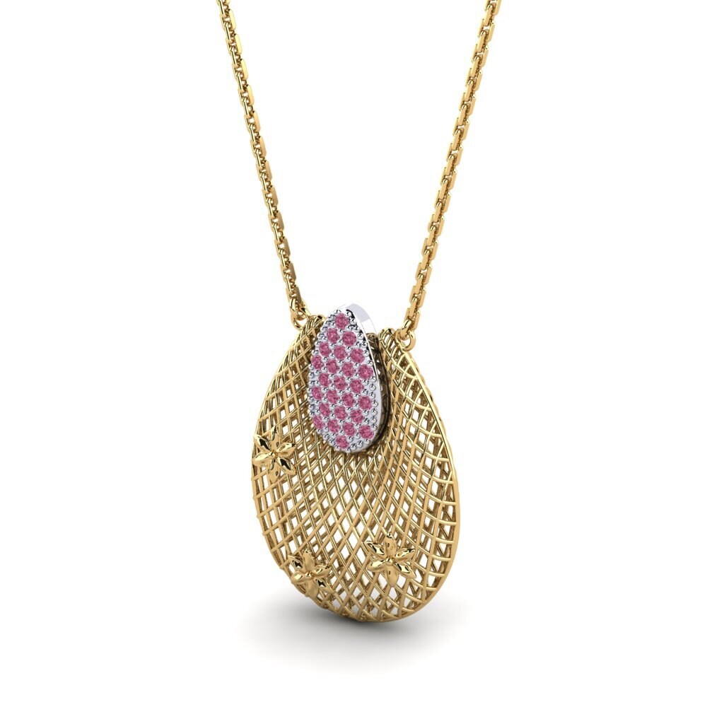 Granate Rhodolite Collar de Mujer Serieux