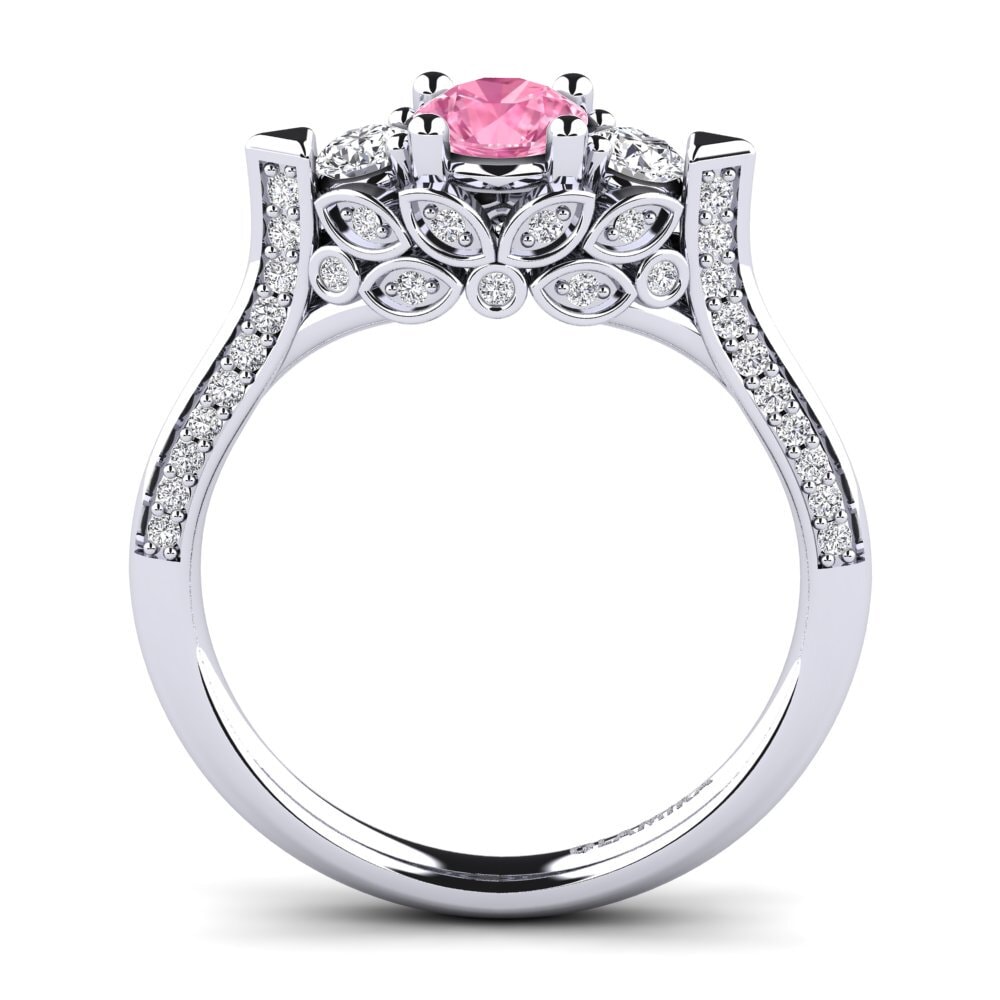 Pink Sapphire Engagement Ring Serifos