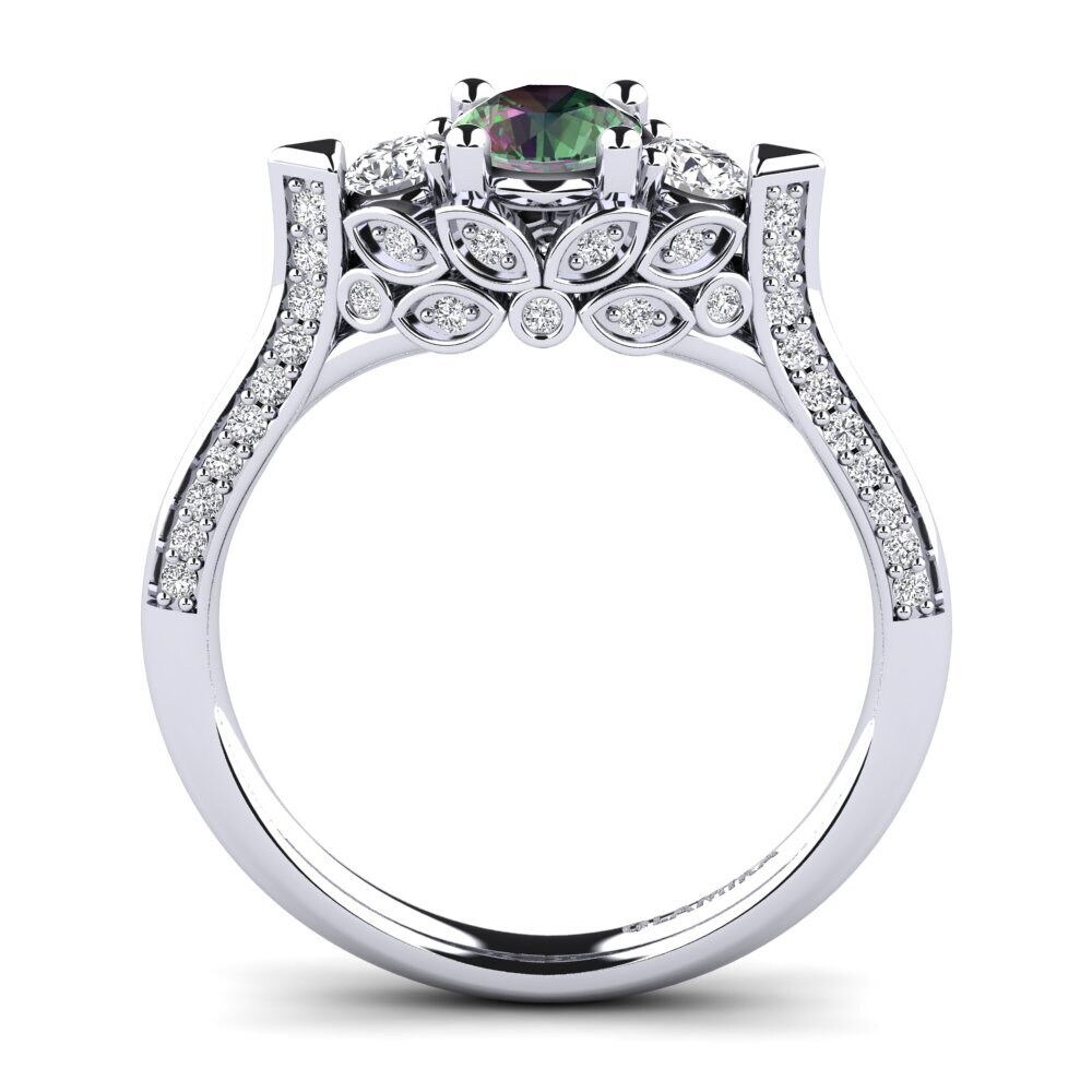 Mystic Topaz Engagement Ring Serifos