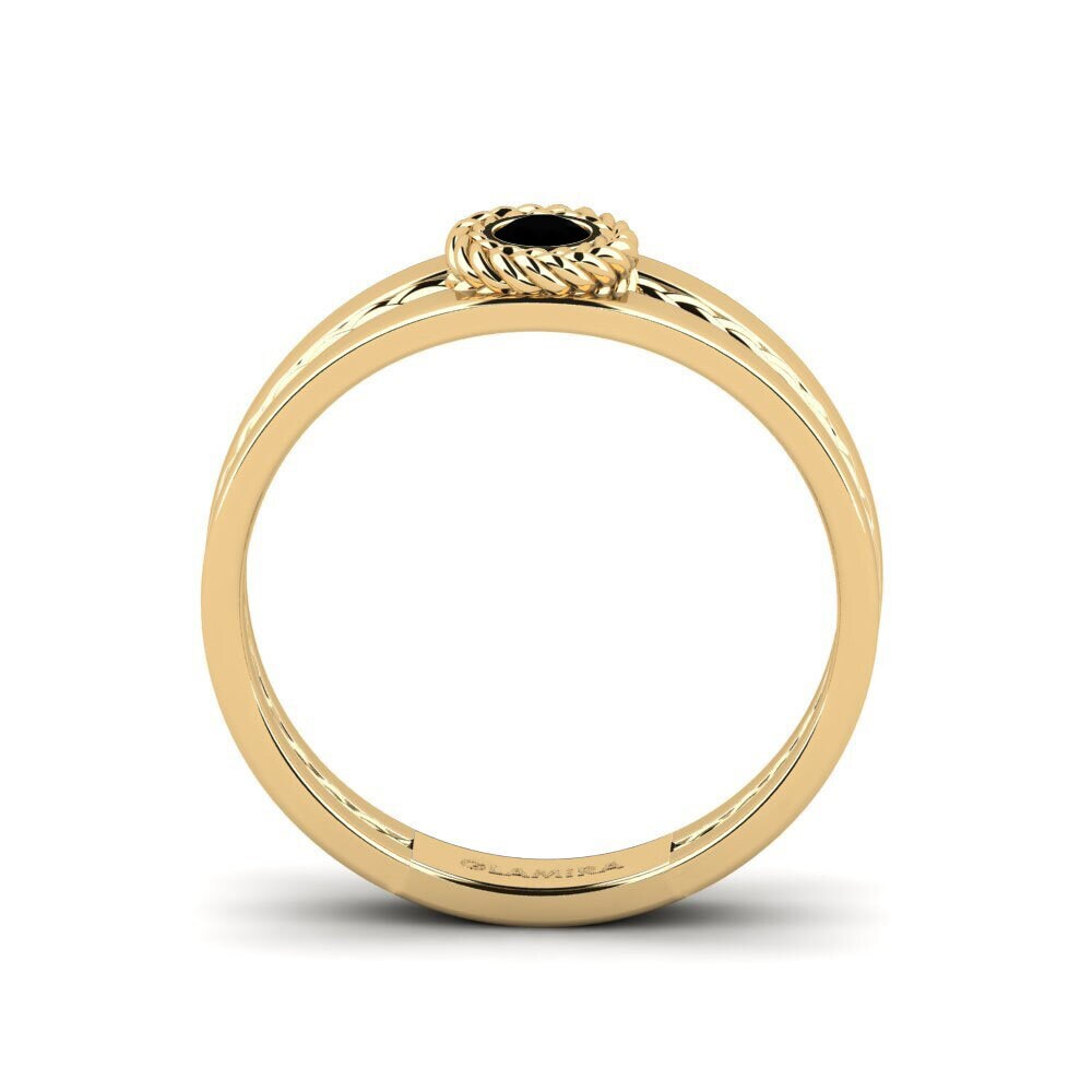 Black Diamond Engagement Ring Serviro