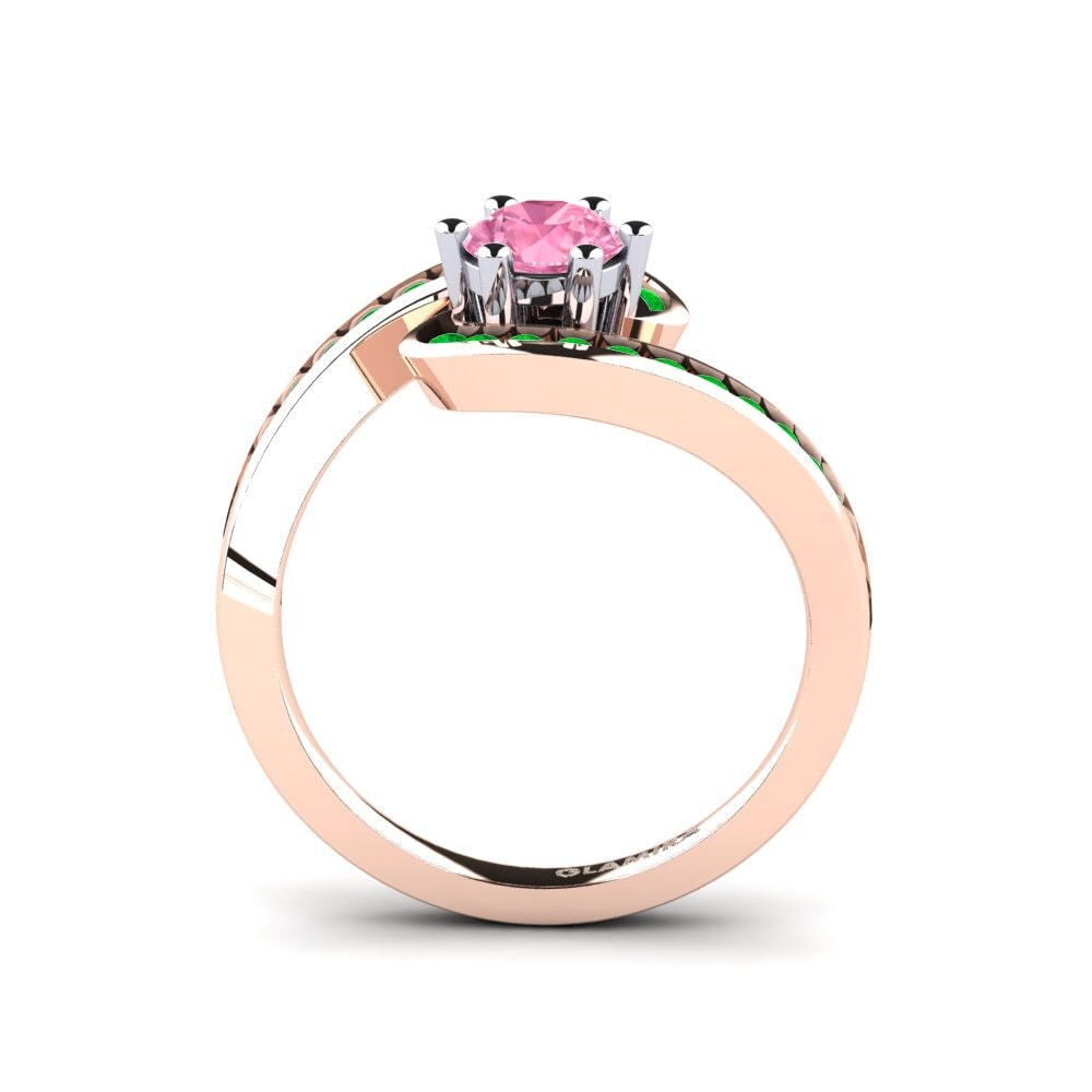 14k Rose & White Gold Engagement Ring Sevilla