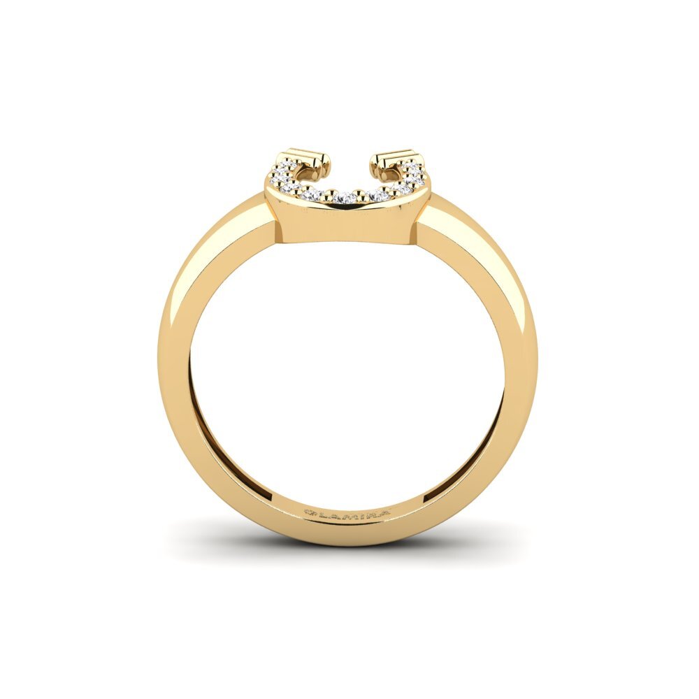 diamante-safira Anel Sfard
