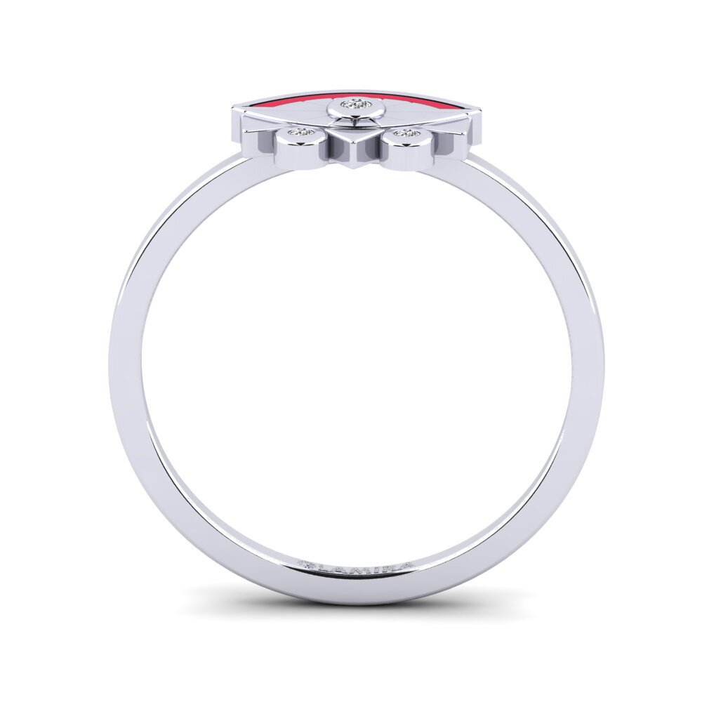 Weißgold 375 Ring Sgiath