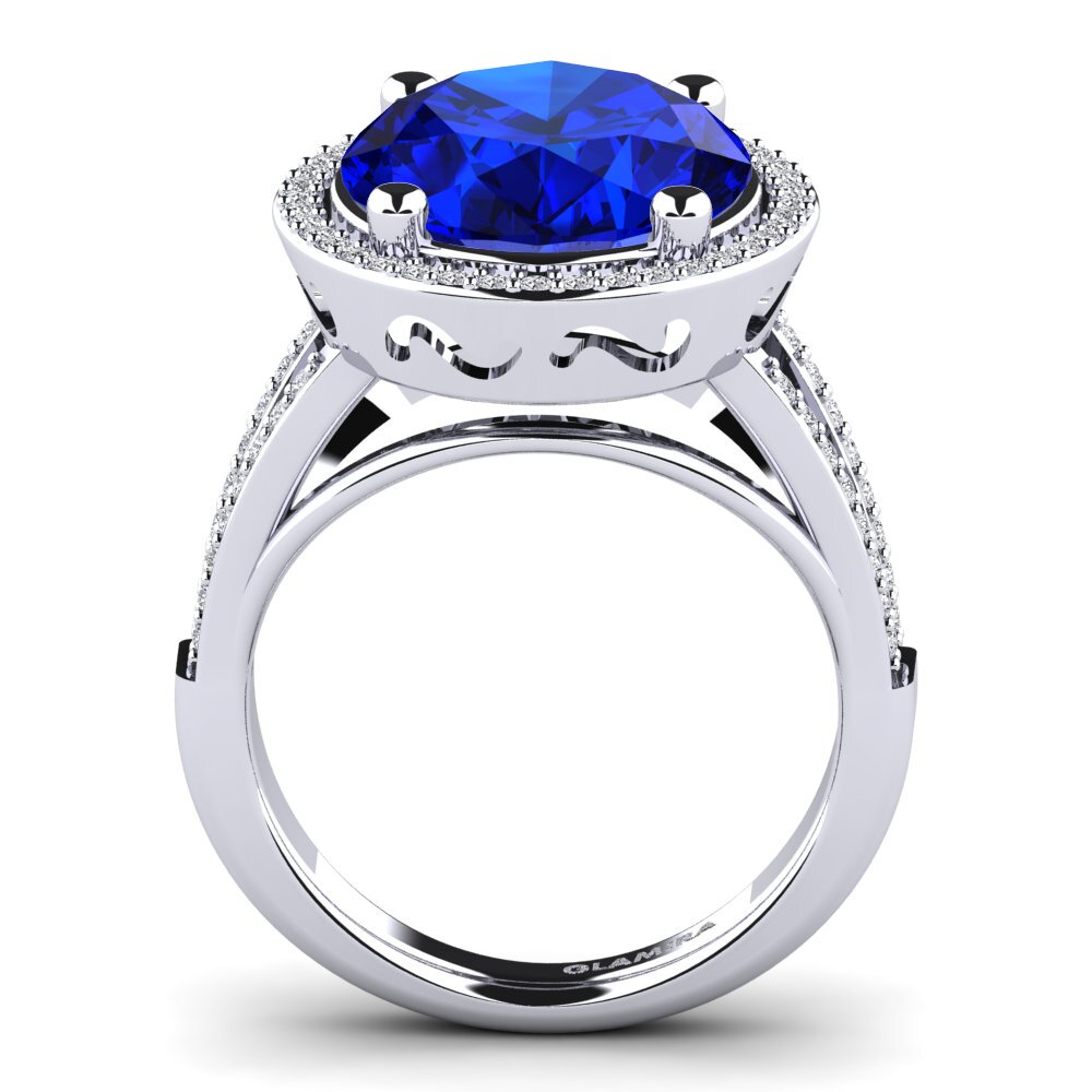 Sapphire (Lab Created) Ring Shadia