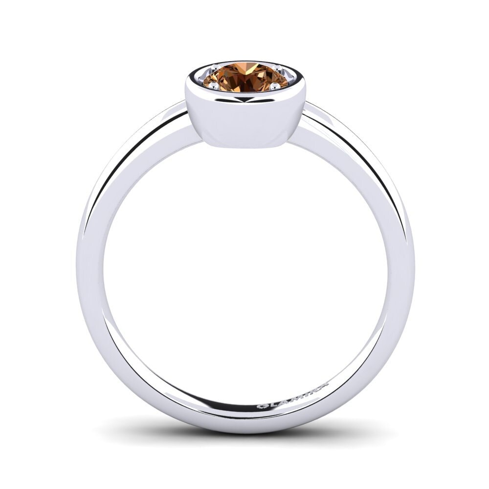 Hnědý diamant Zásnubní prsten Shamina 0.5 crt