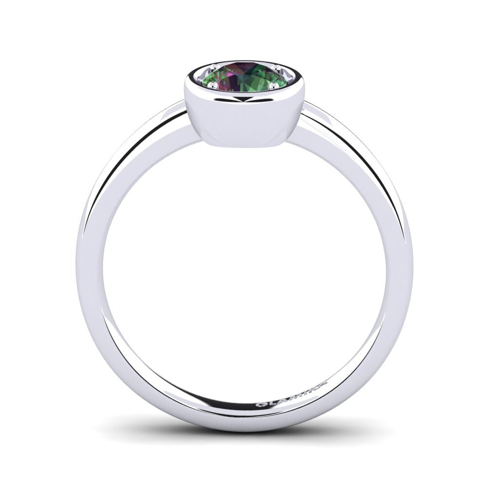 Topacio Místico Anillo de compromiso Shamina 0.5 crt