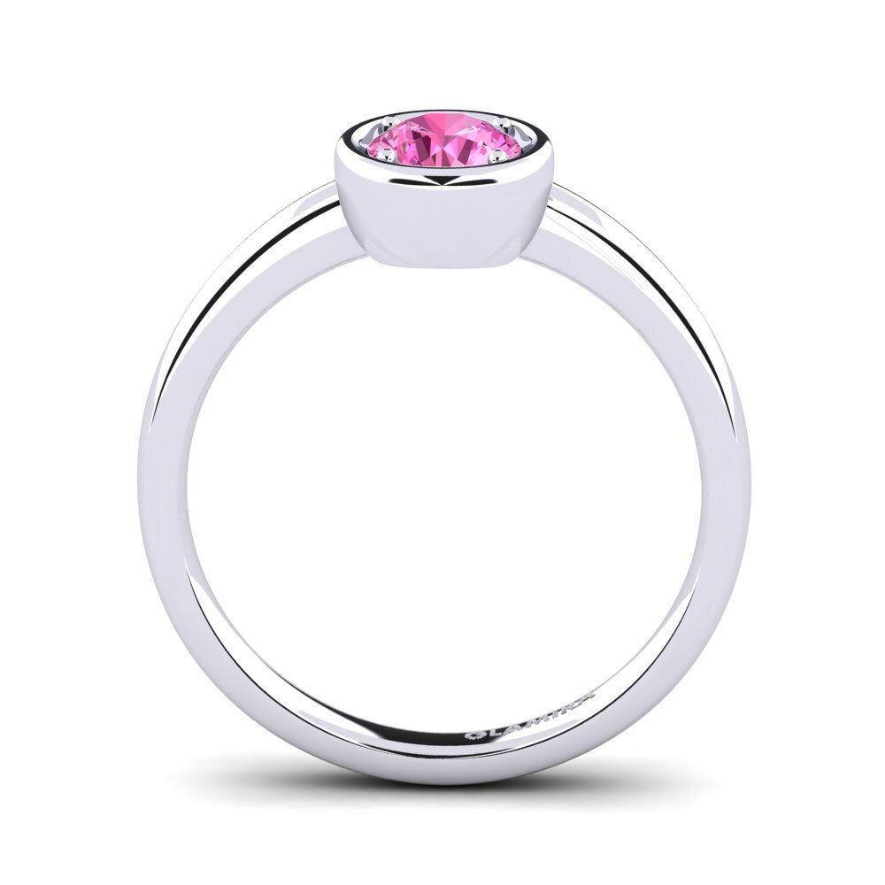 Topacio Rosa Anillo de compromiso Shamina 0.5 crt