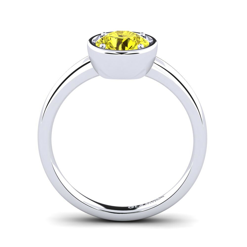 Gele Diamant Verlovingsring Shamina 1.0 crt