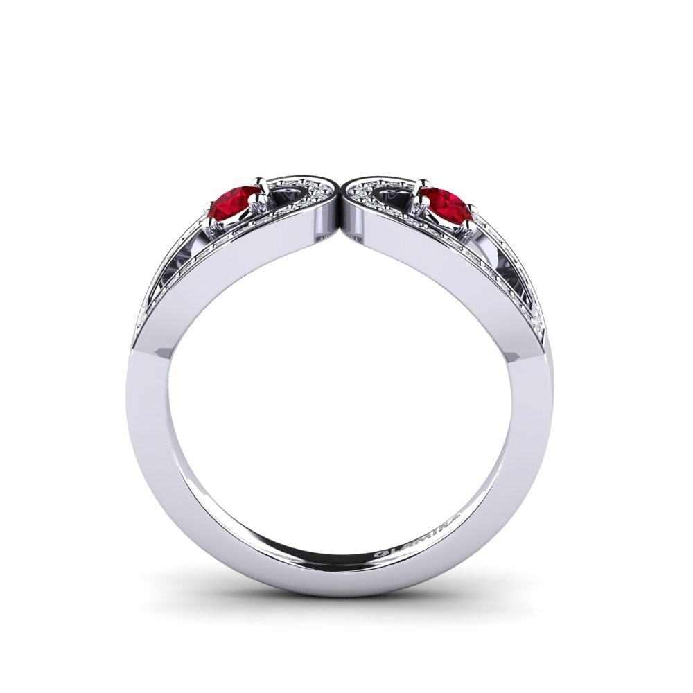 Red Zirconia Ring Sherdin