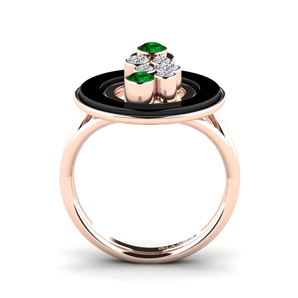 Zircônia Verde Anel Sherlyn