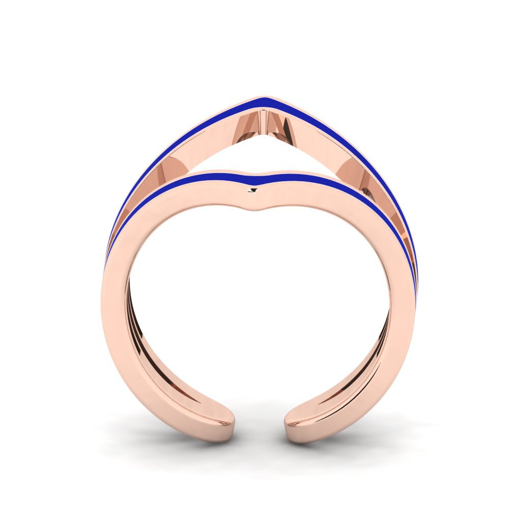 14ct Rose Gold Ring Shond