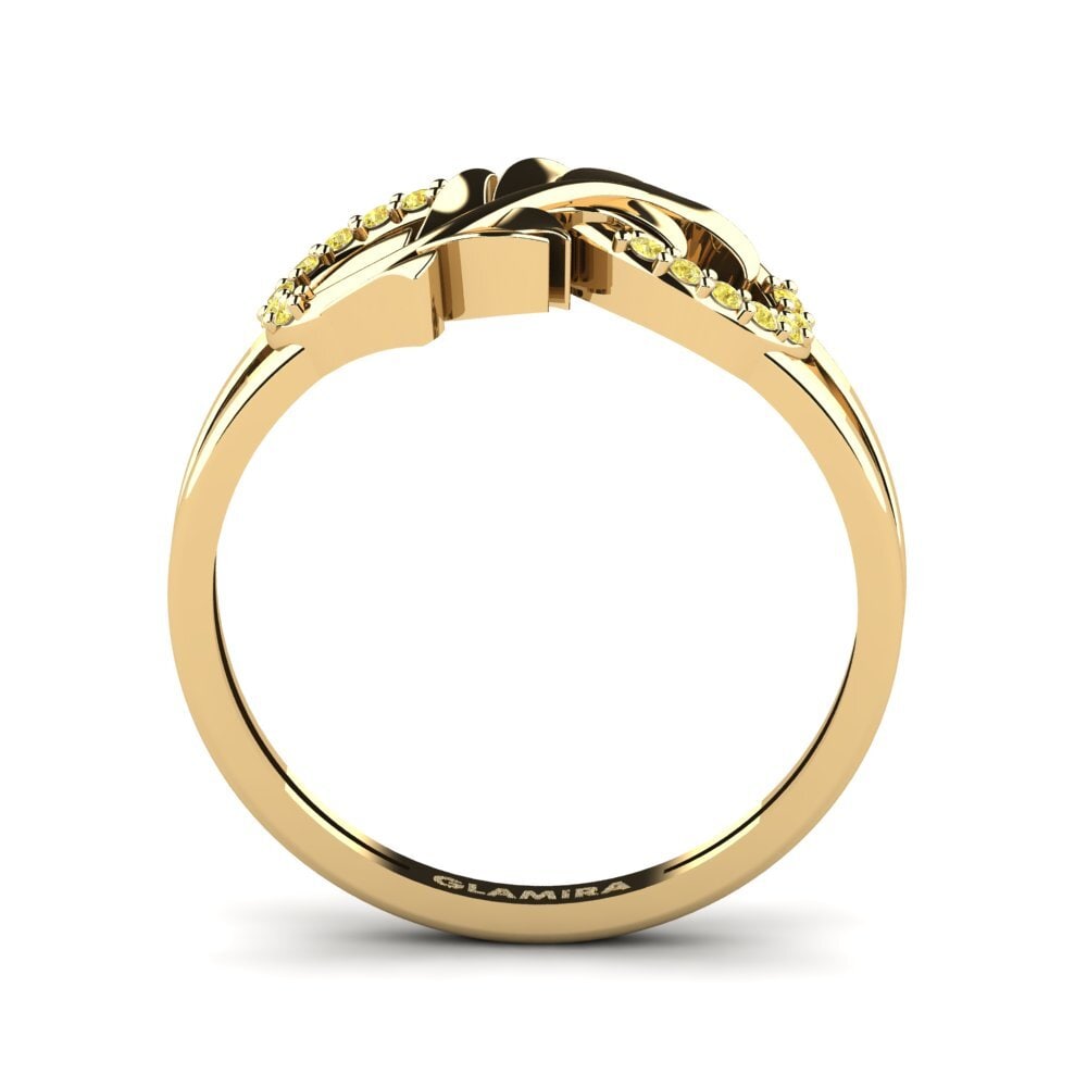 Gelber Saphir Ring Shprese