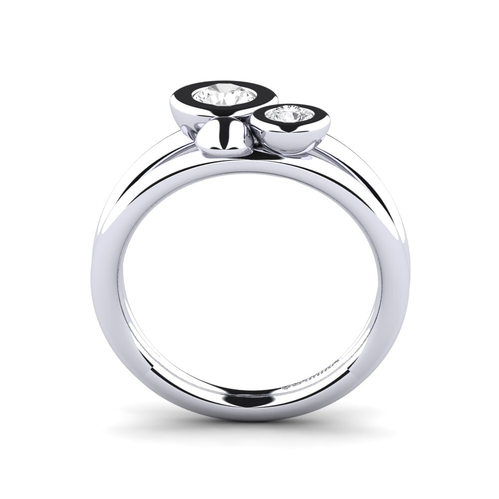 White sapphire Ring Shulamis