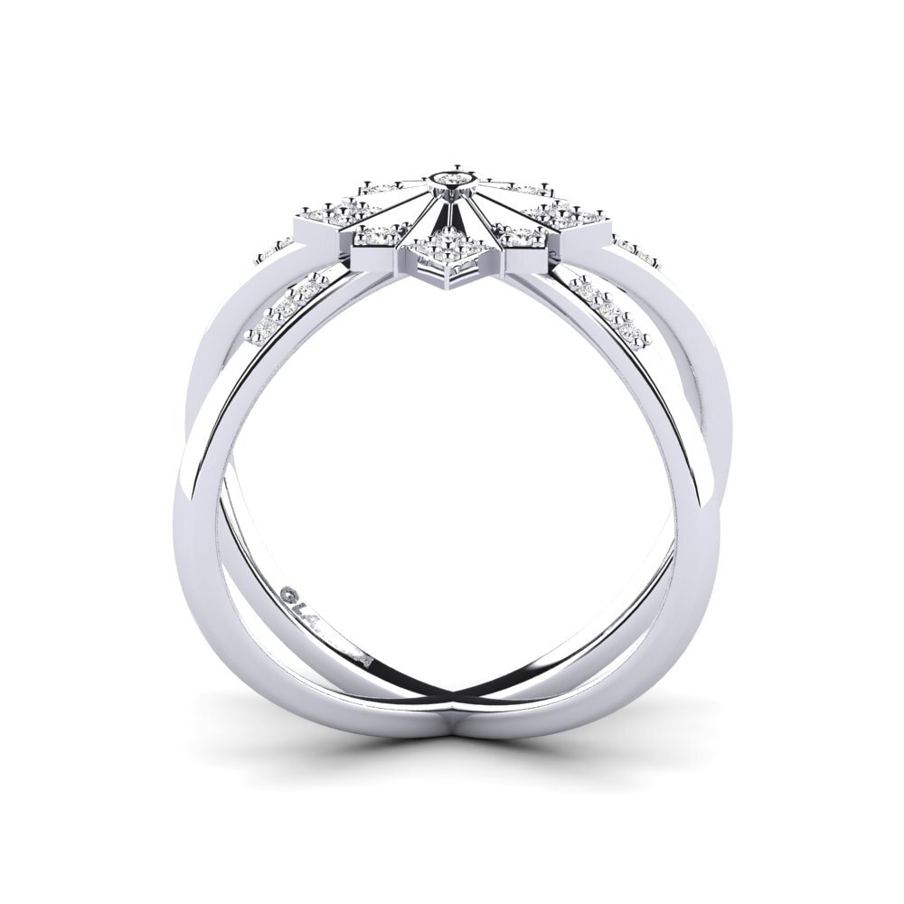 White sapphire Ring Shulsaga