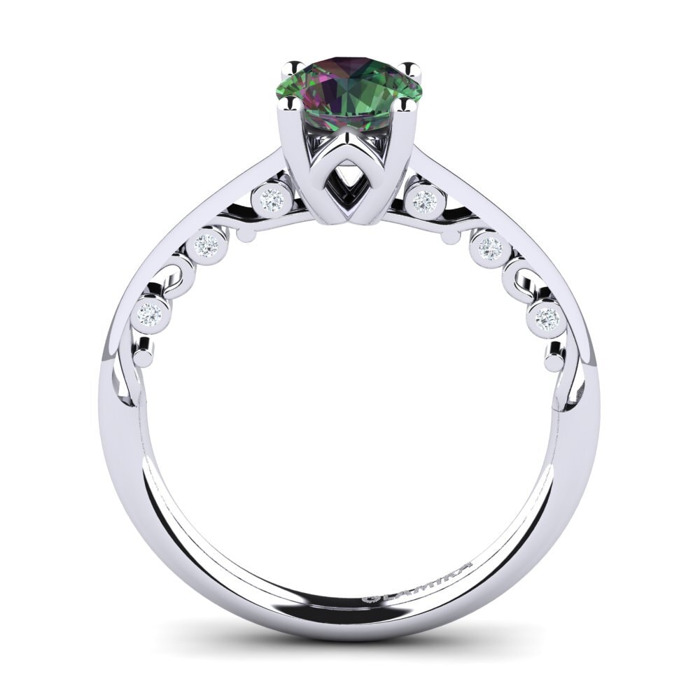 Mystic Topaz Engagement Ring Siargaole