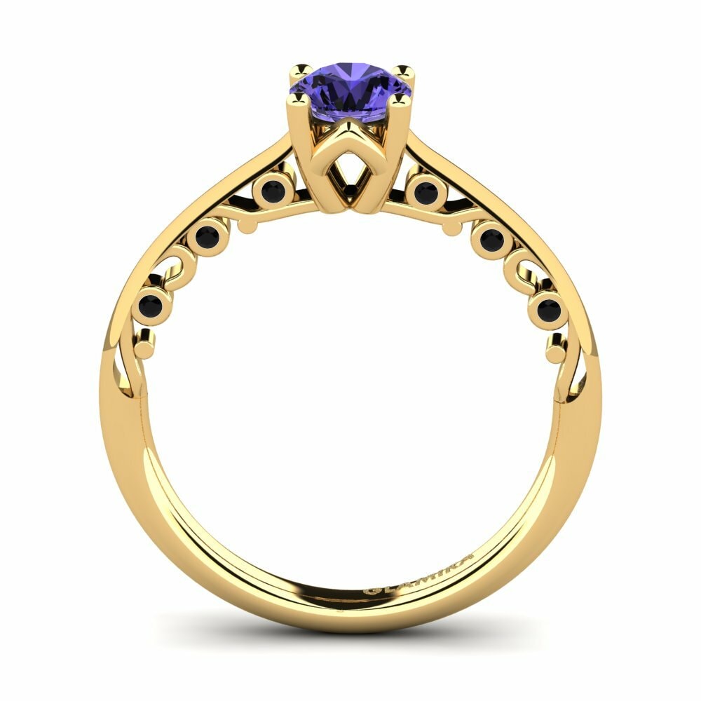 Bague de fiançailles Siargaole 0.5 crt Tanzanite