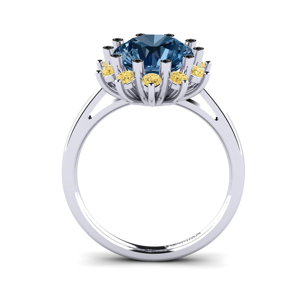 Palladium950 Forlovelsesring Silanna
