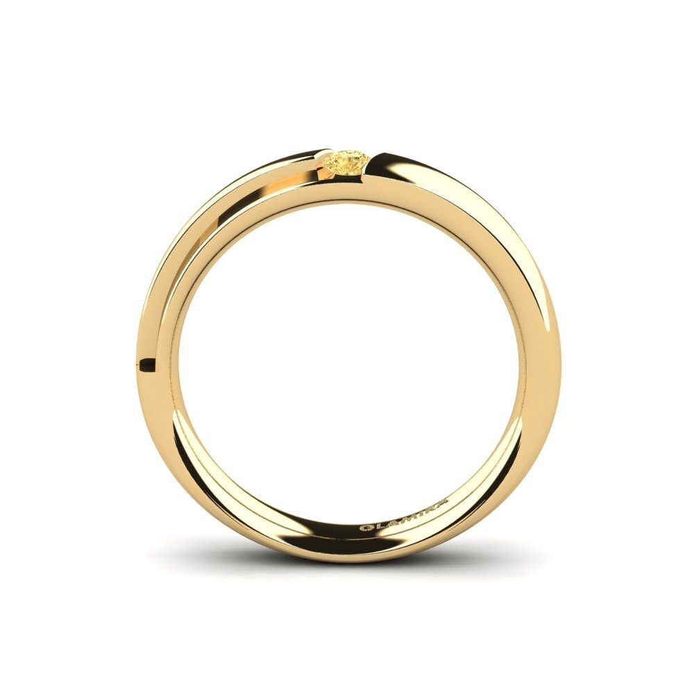 14ct Yellow Gold Yellow Diamond Women's Ring Simone