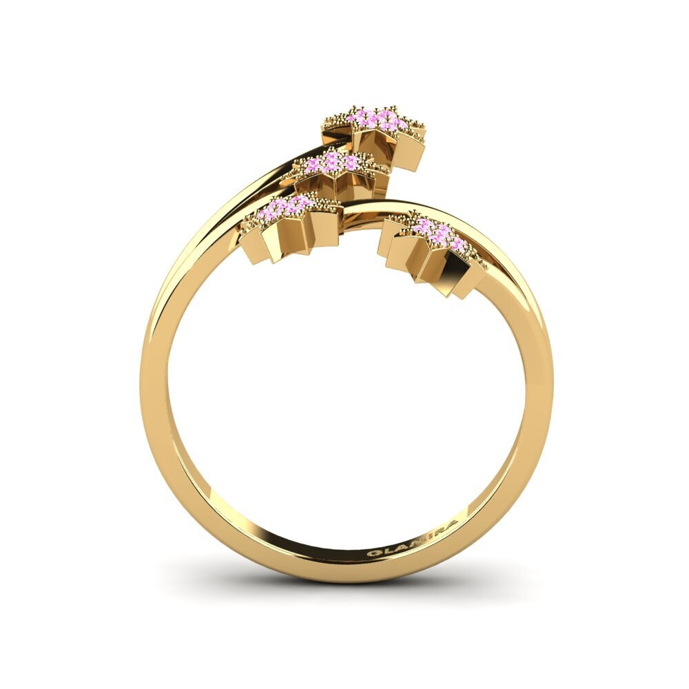 Zafiro Rosado Anillo Sitorai