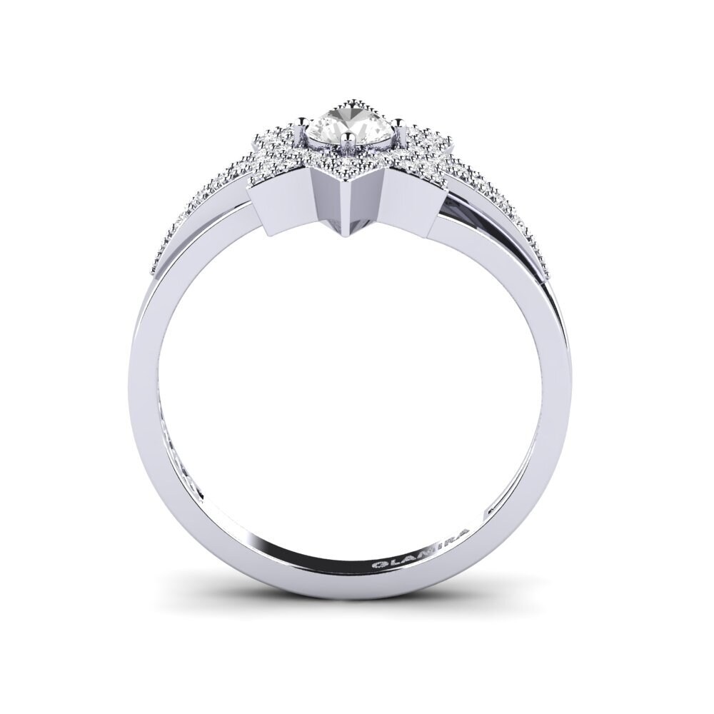 Zafiro blanco Anillo Situla
