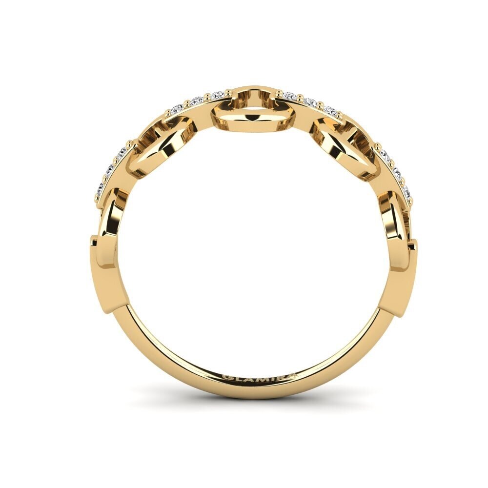 Moissanite Anel Skie
