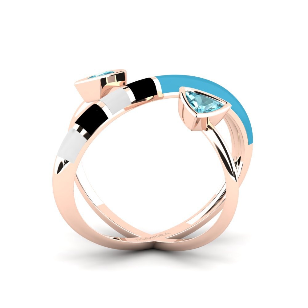 Rotgold 375 Ring Solnedgan