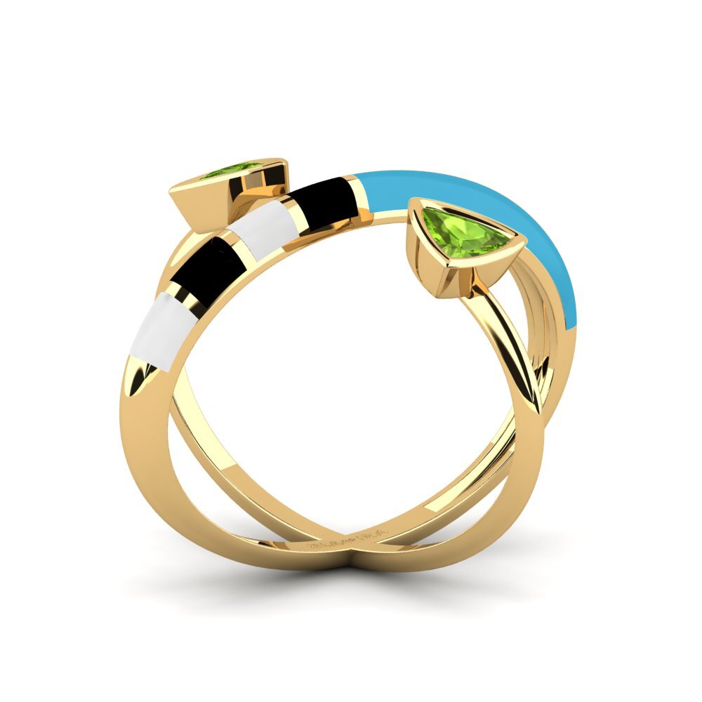 Peridot Ring Solnedgan
