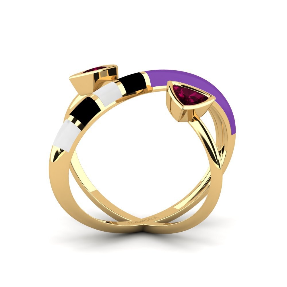 Rhodolite Garnet Ring Solnedgan