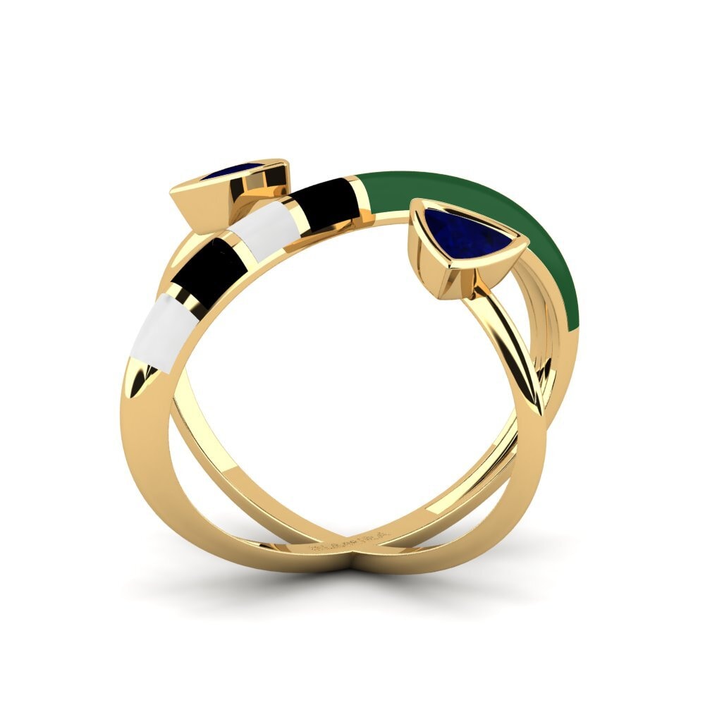 Saphir Ring Solnedgan