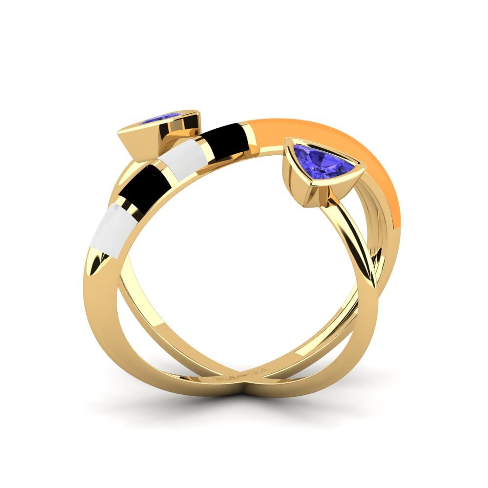 Tansanit Ring Solnedgan