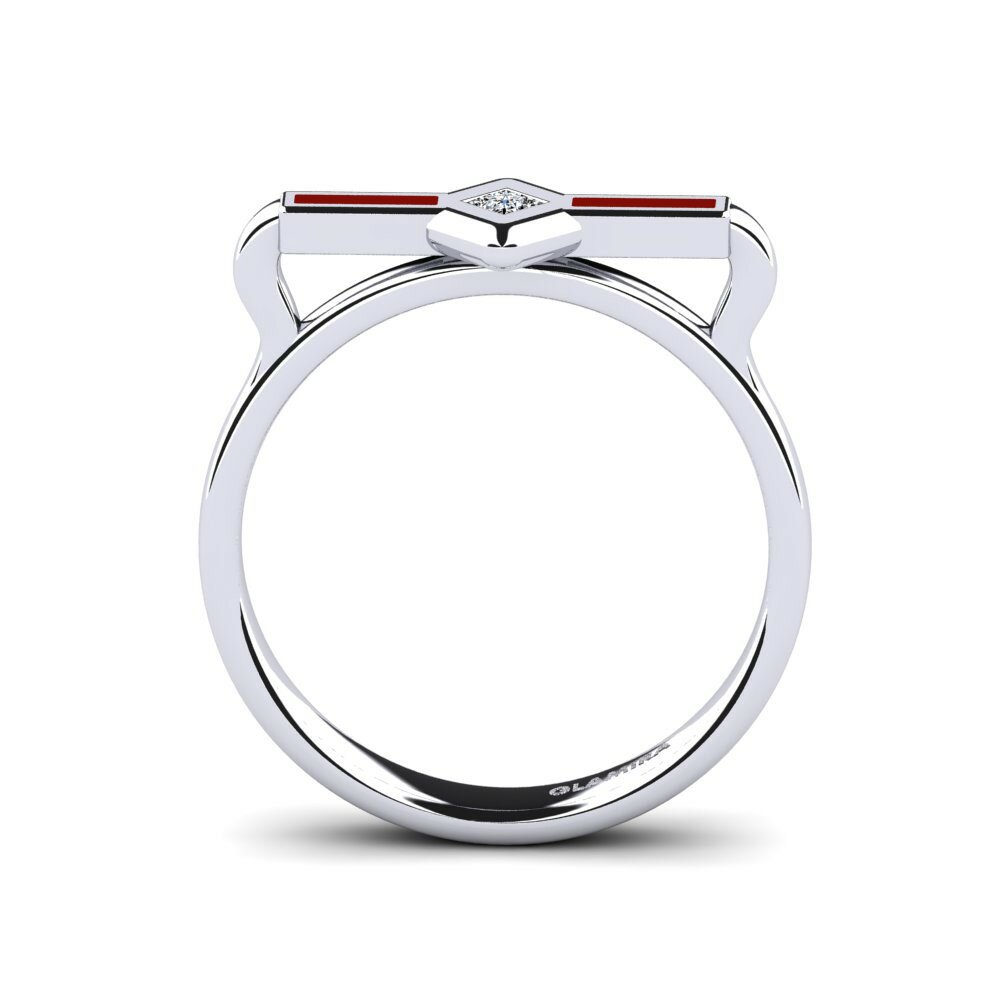 Argent Blanc Bague Sonsu