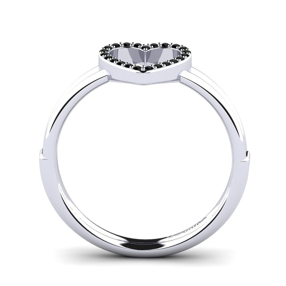 Diamante Negro Anel Spalla