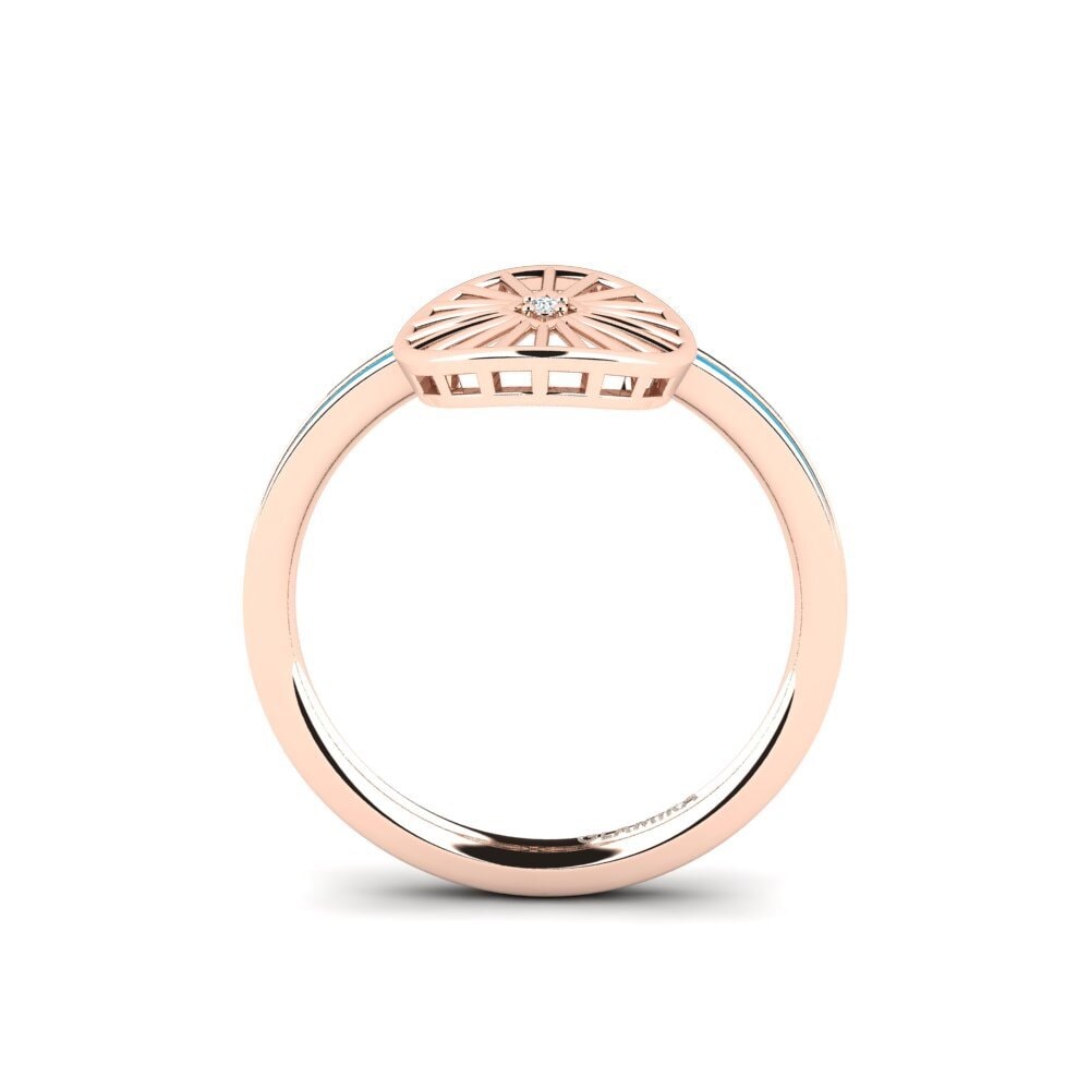 Rotgold 375 Ring Sparbim