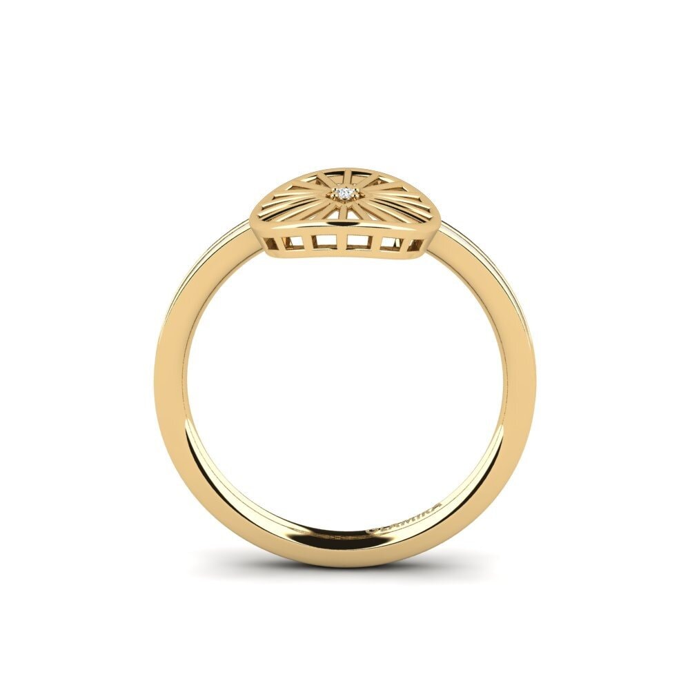 Gelbgold 375 Ring Sparbim