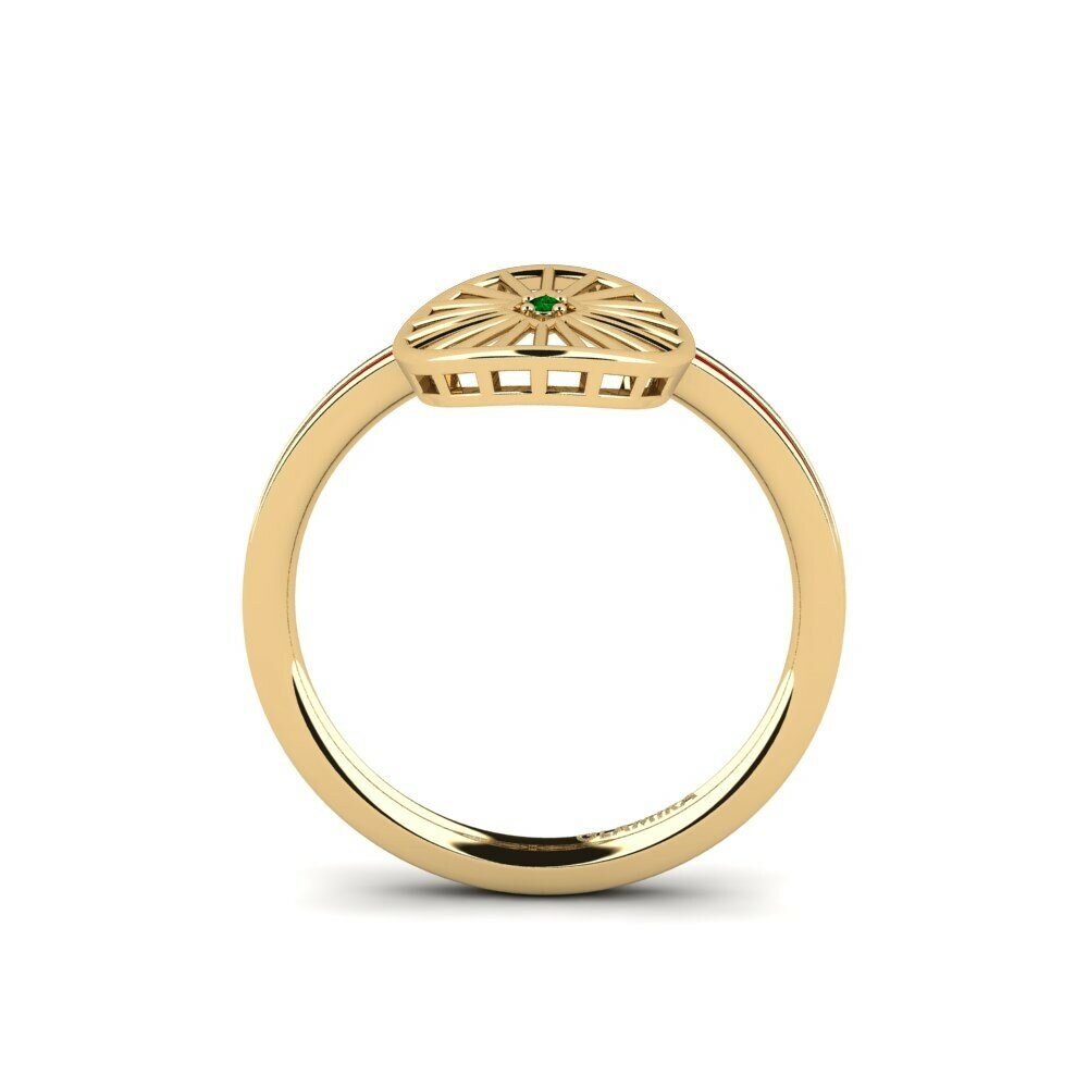 Zircone Vert Bague Sparbim