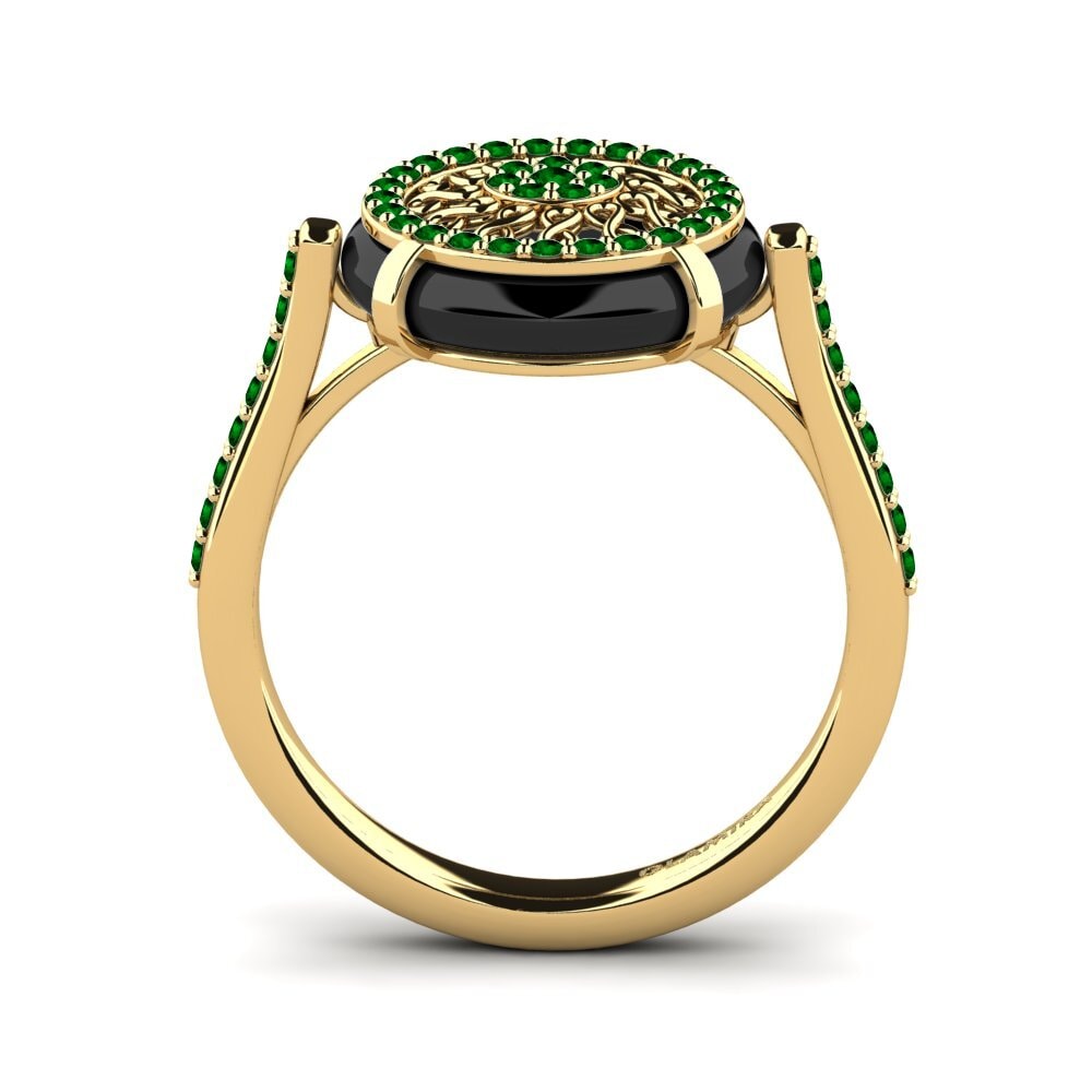 Zircônia Verde Anel Spight