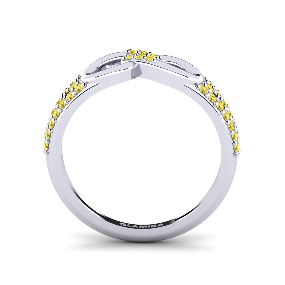 Gelber Saphir Ring Spojiti