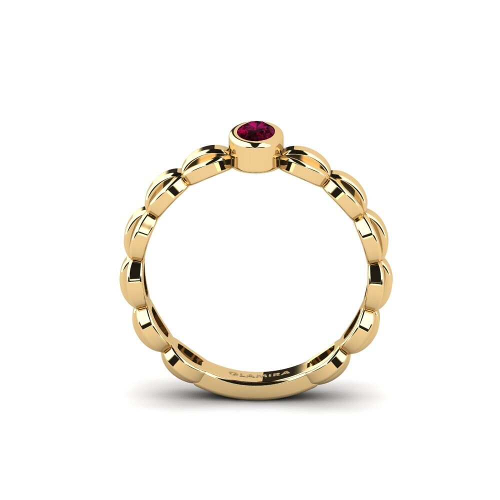 Rhodolite Garnet Engagement Ring Spyho