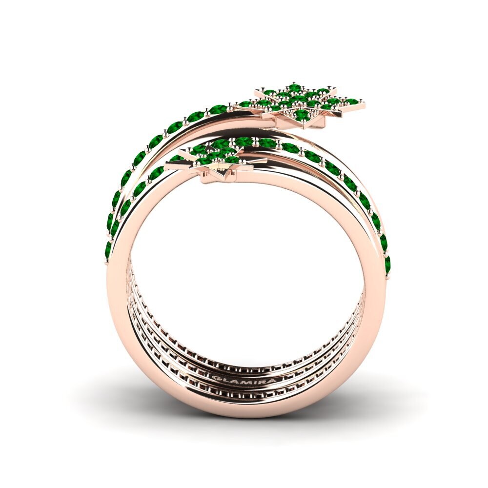 Circonita Verde Anillo Starnova