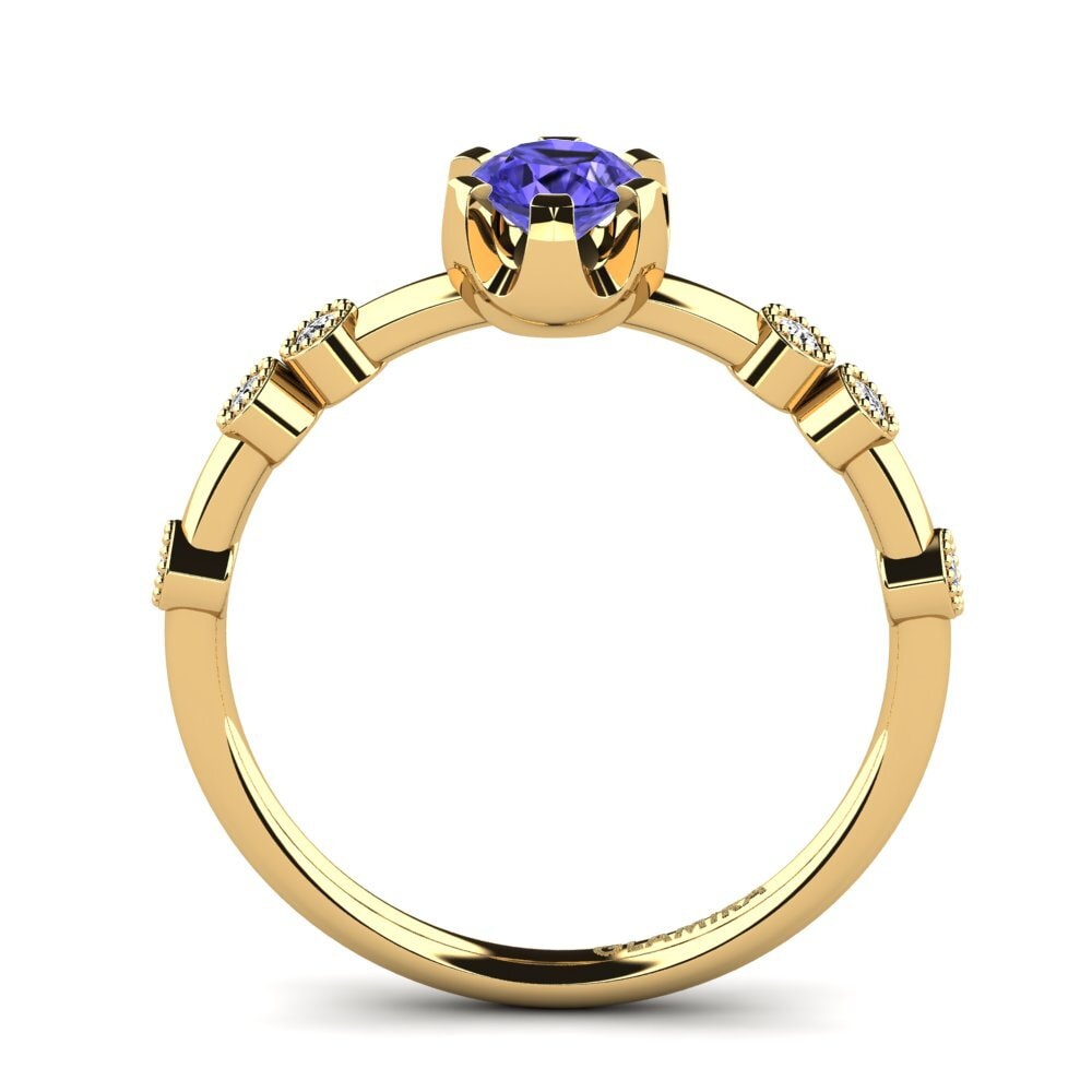 Tanzanite Engagement Ring Stasiya