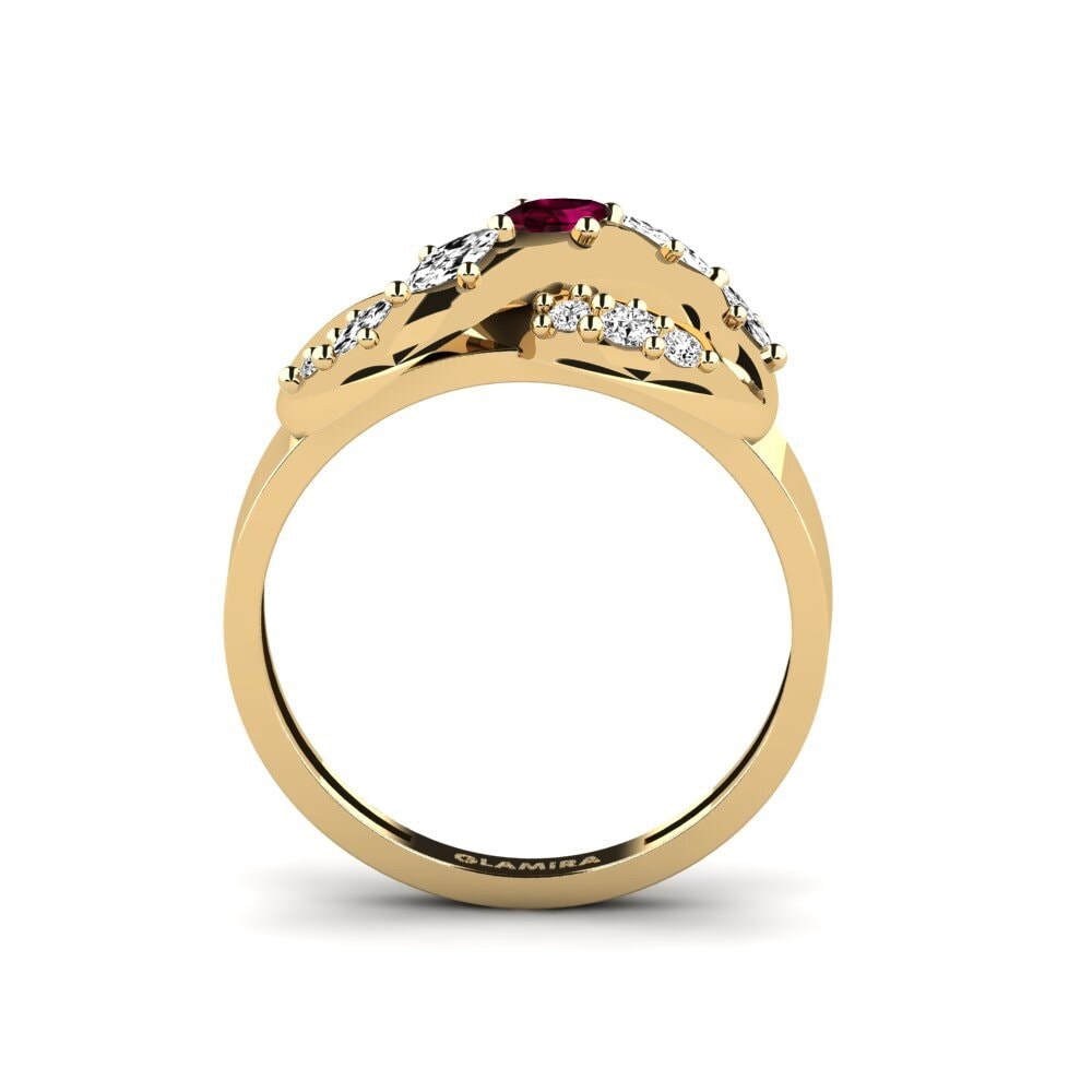 Rhodolite Garnet Ring Steadiness