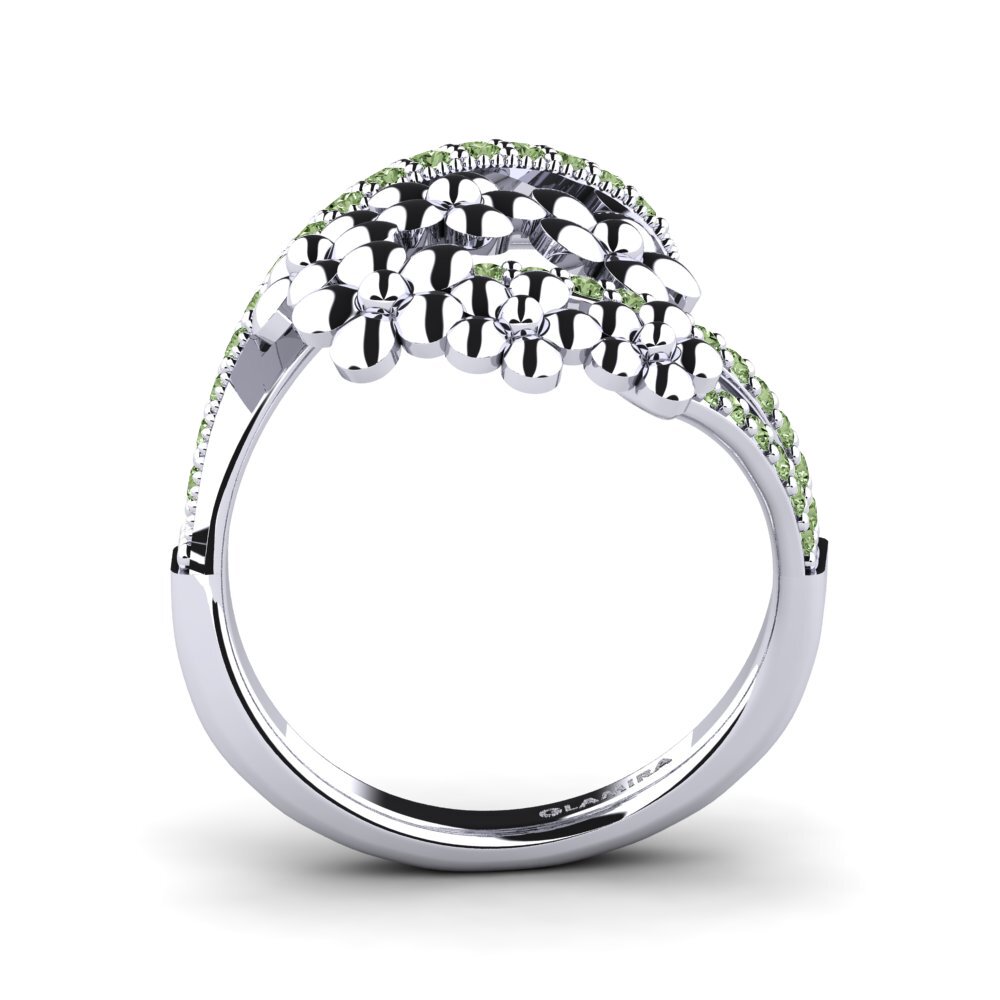 Grüner Diamant Ring Steffanie