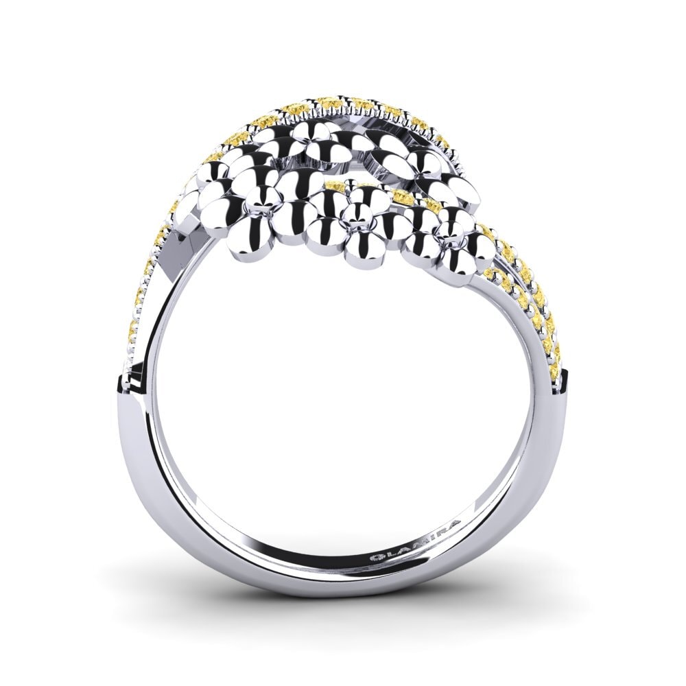 Diamant Jaune Bague Steffanie