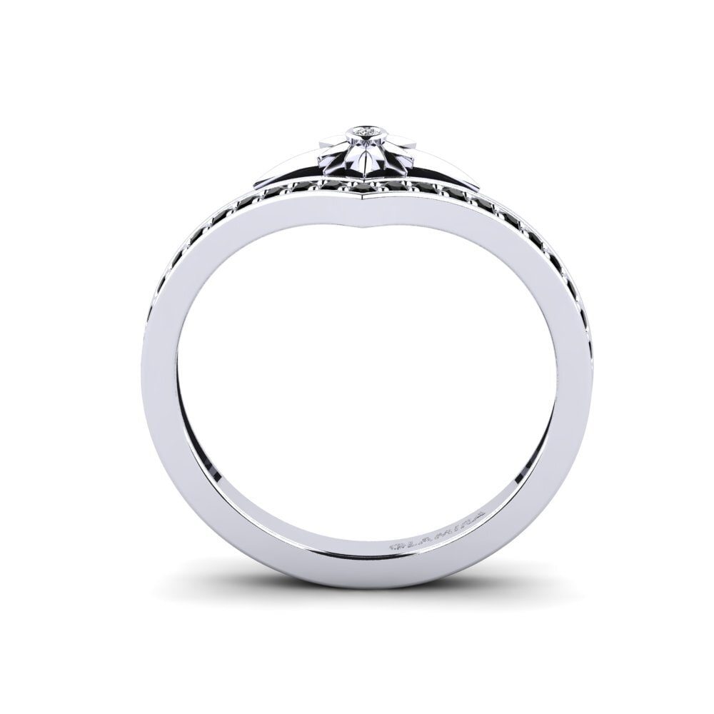 Saphir noir Bague Stellar