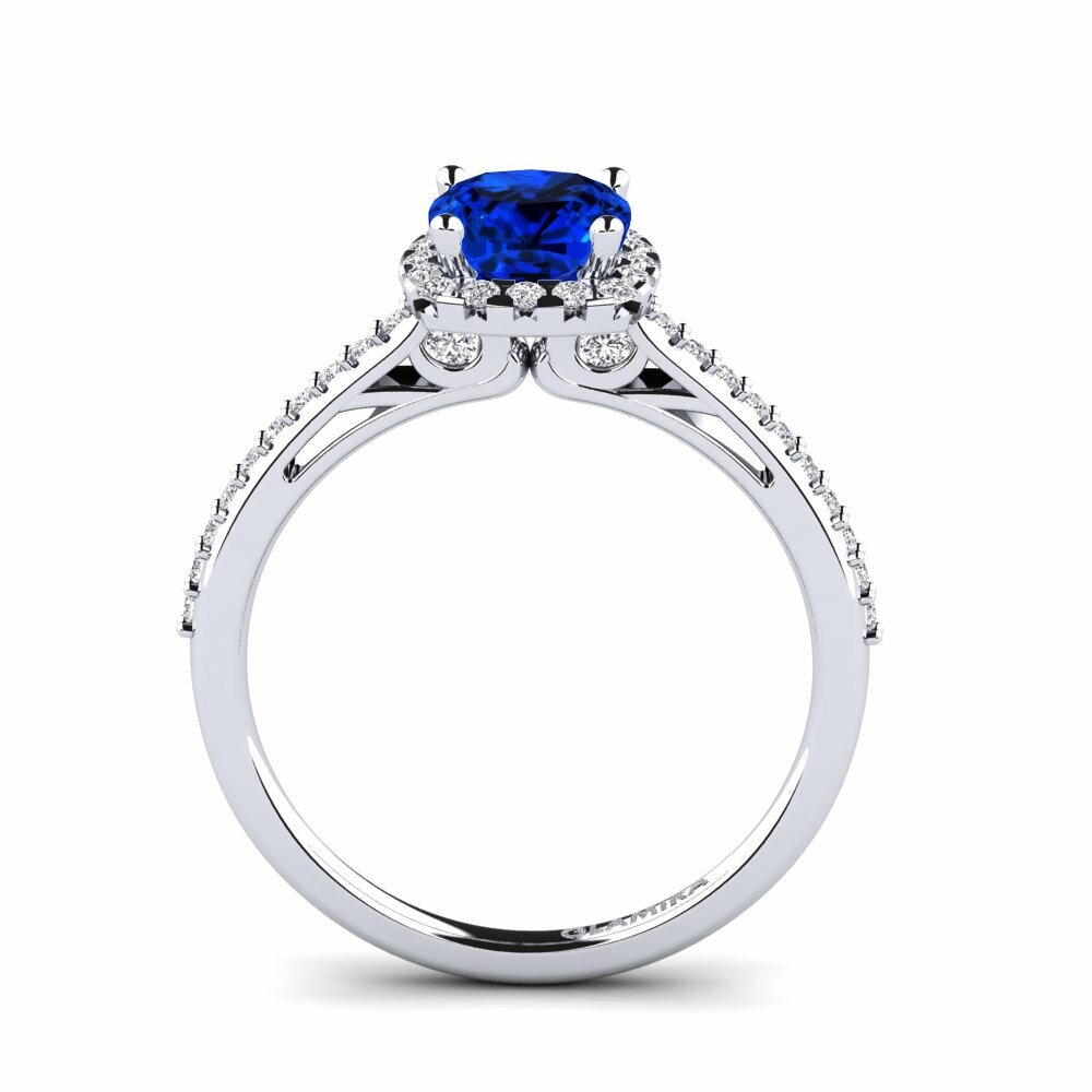 Sapphire (Lab Created) Engagement Ring Stidham