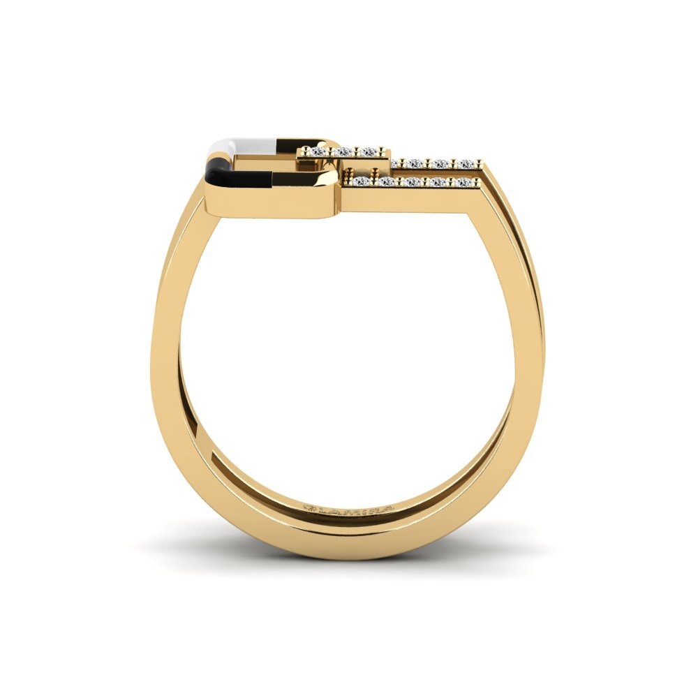 Moissanite Anel Stylishly