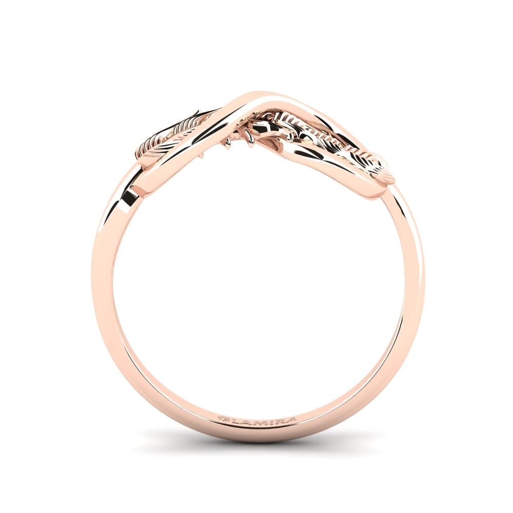 14k Oro Rosa Anillo Sucenot